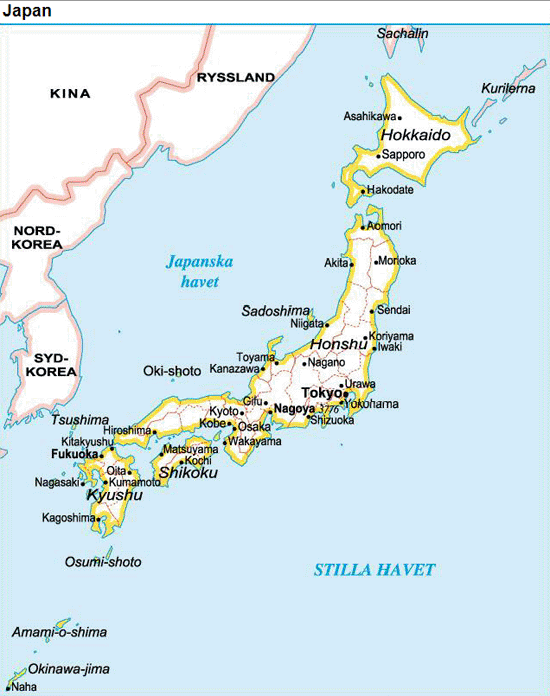 Japan Karta ~ CIELOYLECHE